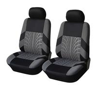 LASDHYC Four Seasons Universal Full Set Car Seats Covers Beautiful Interiors Decoration Accessories Easy To Clean(Gray,2-seats)