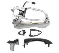 LASDHYC Outer Door Handle Bracket Compatible with X5 E53 1999 2000 2001 2002 2003 2004 2005 2006 Door Mechanism Complete Handle Front Left Holder OEM 51218243615 8243615