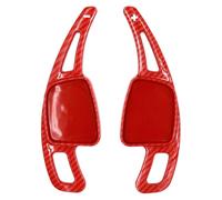 LASDHYC Paddles Shift Extensions Compatible with A3 S3 SQ7 2017-2020 for A4 2017-2019 for A5 S5 Q5 2018-2021 Car Steering Wheel Shift Paddle Shifter Extension(Carbon Red)