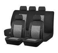 LASDHYC Seats Covers Breathable Fabric For Car 3 Zipper For Rear Backrest Beautiful Interiors Decoration Easy To Install(Gray)