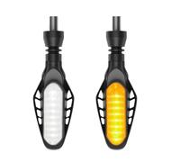 LASDHYC Turn Signal Lights Universal Motorcycle Turn Signals Light 12V 10mm Flowing Water Blinker Lamp Moto Built Relay Flashing Indicator