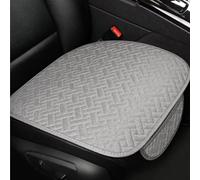 LASDHYC Universal Automotive 1set Seats Cushion Flax Fabric Anti-Slip No Binding Rear Set Easy Clean And Install Beautiful Interiors(Gray,Seat cushion)