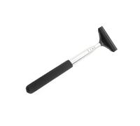 lasenersm 1 Piece Fish Tank Spatula Scrubber Silicone Aquarium Spatula Extendable Fish Tank Aquarium Scraper Aquarium Sand Scraper Aquarium Substrate Spatula Aquarium Fish Tank Cleaning Brush, Black