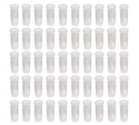lasenersm 100 Pieces 29 mm Squeaker Reed Shoes Whistle Pet Toy Balls Replacement Squeaker Reed Shoes Whistle Squeaky Shoes Squeakers Toy Repair Noise Maker Insert Replace, White