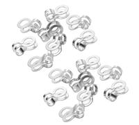 lasenersm 100 Pieces Stainless Steel Ball Chain Connectors, Jewelry-making Chains, Fits 2.4mm Diameter, for DIY Necklaces, Bracelets, Ceiling Fan Lamp Pull Loop