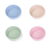 lasenersm 12 Pieces Mini Sauce Dish Dipping Sauce Dish Round Seasoning Dish Plastic Dipping Bowls Mini Appetizer Plate Dipping Sauce Bowls Tasting Dish Saucers Bowl Seasoning Bowl, Multicolor