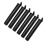 lasenersm 6 Pieces Cigar Tube Cigar Case Box Plastic Cigar Storage Tube Cigar Storage Case Box Cigar Holder Cigar Container with Lid, Black