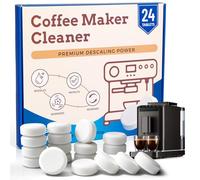 LASENTEUR Coffee Machine Cleaner Descaler Tablets 24 Pack, Coffee Maker Pot Descaling & Cleaning Tabs, Descale Drip Coffe and Espresso Machines, Compatible With Nespresso, Tassimo, Melitta, Delonghi
