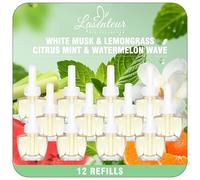 LASENTEUR Plug In Air Freshener Refills 12 Pack, 19ml Scented Oil Refills