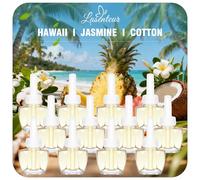 LASENTEUR Plug in Air Freshener Refills, Compatible with Air Wick & Glade