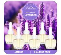 LASENTEUR Plug In Air Fresheners Refills, Compatible with Air Wick & Glade Plug in, Lavender Plug in Refills, 6 Packs, Long Lasting Fragrance Refill for Home Bedroom Office Use