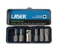 Laser 592 6 Piece Spline Bit Set
