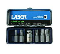 Laser 0592 Spline Bit Set 6pc