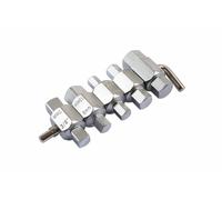 Laser 1580 Drain Plug Key Set 5pc