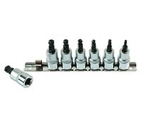 Laser 2179 Ball End Hex Socket Bit Set 3/8"D 7pc