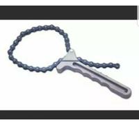 Laser 2645 Oil Filter Wrench Chain 125mm Diameter Aluminium Handle Lightweight