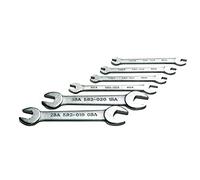 Laser 6 Piece Satin Chrome Finish Double Ended BA Spanner Set