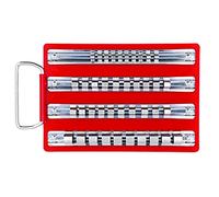 Laser 2789 Socket Rail Rack - Small, Red