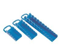 Laser 6939 3 Piece Stubby 25 Spanner Blue Organiser Set