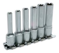 Laser Deep Star Socket Set 3225 1/4" Drive 6pc