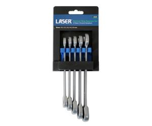 Laser 3229 Ratchet Ring Combination Spanner Set 5pc