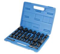 Laser Tools Impact Socket Set 3/8inch Drive 1/2inch Drive 37-Piece