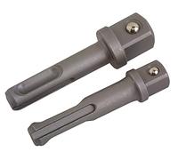 Laser 3330 SDS Shank Socket Adaptors 3/8"D, 1/2"D 2pc