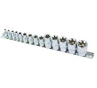 Laser 3482 Star Socket Set 1/4"D, 3/8"D, 1/2"D 14pc