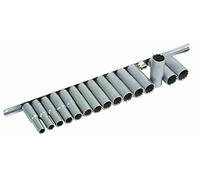 Laser 3660 Bi-Hex Deep Socket 1/2"D Set 15pc