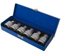 LASER 3814 6Pcs Screwdriver Hex Socket Bit Set 3/4" Drive Chrome Molybdenum Tool