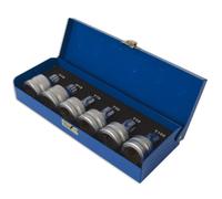 Laser 3815 Tamperproof Spline & Star Socket Bit Set 3/4"D 6pc