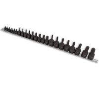 Laser 3929 23 Piece 1/4" D 3/8" D 1/2" D Star Socket Bit Set T10 - T70 Impact