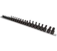 Laser 3929 1/4", 3/8" & 1/2" Drive 23 piece Star Socket Bit Set