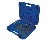 LASER Brake Caliper Rewind Tool Set - Pneumatic - 16 Piece [3991]