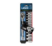 Laser 4111 Alldrive Socket Set 3/8"D 12pc