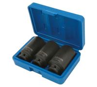 Laser Laser 4146 3 Piece 1/2" Hub Nut Sockets - Bi Hex