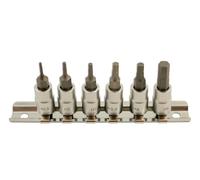 Laser 5682 Hex Socket Bit Set 1/4"D 6pc