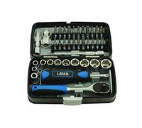 Laser 5960 Socket & Bit Set 1/4"D 38pc