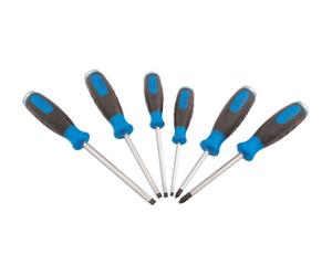 LASER 5985 6Pcs Screwdriver Pound Thru Set Chrome Molybdenum S2 Steel Full Shank