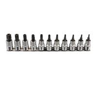Laser Tools Tamperproof Star Socket Bit Set 3/8"D 11pc 6068