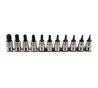 Laser 6068 Tamperproof Star Socket Bit Set 3/8"D 11pc