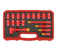 Laser 6145 18 Piece Insulated Socket Set 1/4" Drive