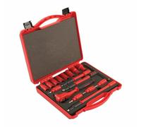 Laser 6148 Insulated Socket Set 3/8"D 16 Piece