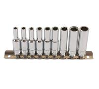 Laser 6196 Deep Socket Set - 1/4" Drive, 6-Point BA 0BA-8BA, 9pc