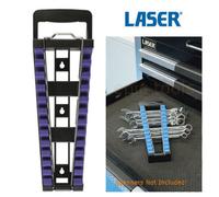 LASER 6208 Shark Tooth/Teeth12 Spanner Wrench Tool Wall Storage Rack Rail Tray