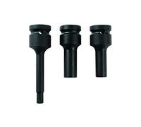 Laser Exhaust Technology Socket Bit Set 6345 Split Rim 3pc