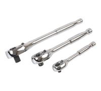 Laser Tools Standard Ratchet Set 1/4"D, 3/8"D, 1/2"D 3pc 6421