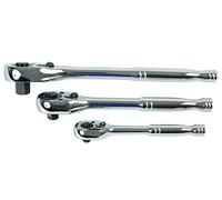 Laser 6421 Standard Ratchet Set 1/4"D, 3/8"D, 1/2"D 3pc
