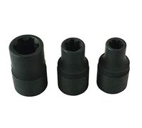 Laser Exhaust Technology Ribe Socket Set 6575 1/2"D 3pc