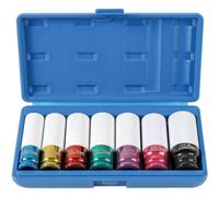 Laser Alloy Wheel Nut Socket Set 6723 1/2" Drive, 7pc